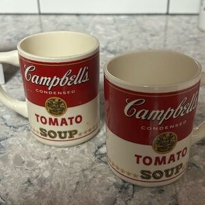 Campbell Soup Coffee Mugs Cups